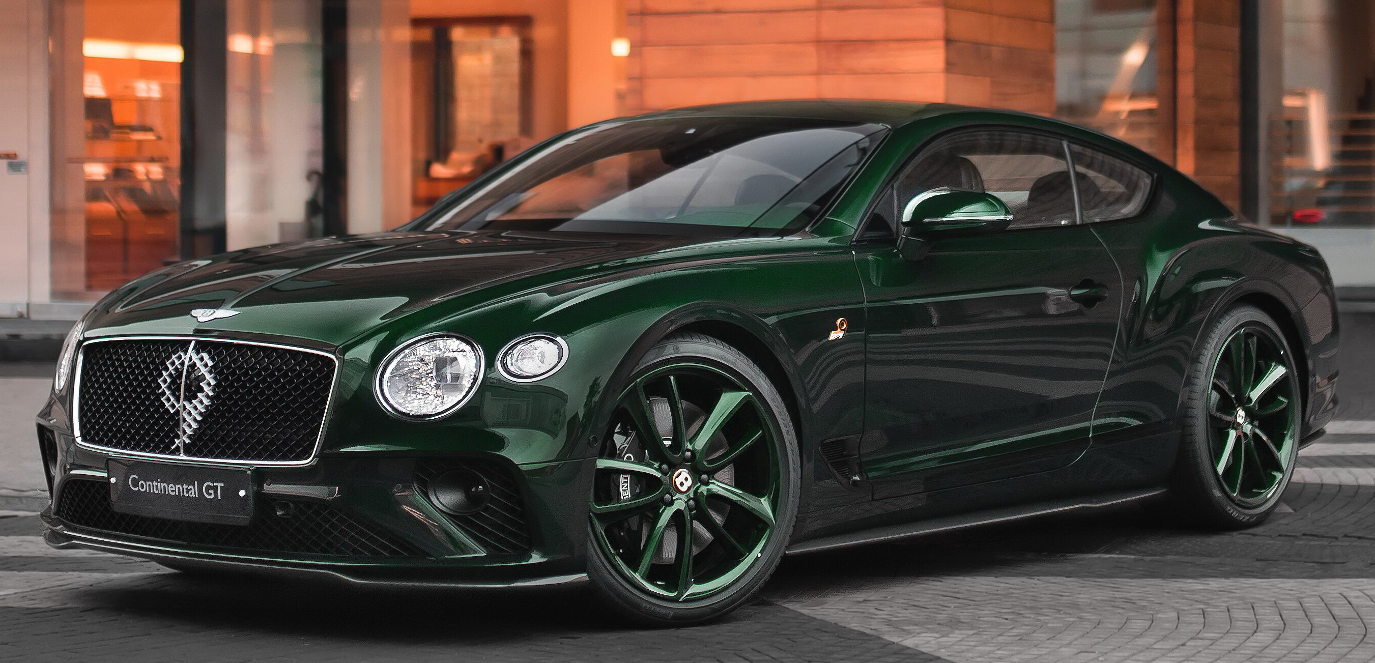 Bentley Continental gt Green